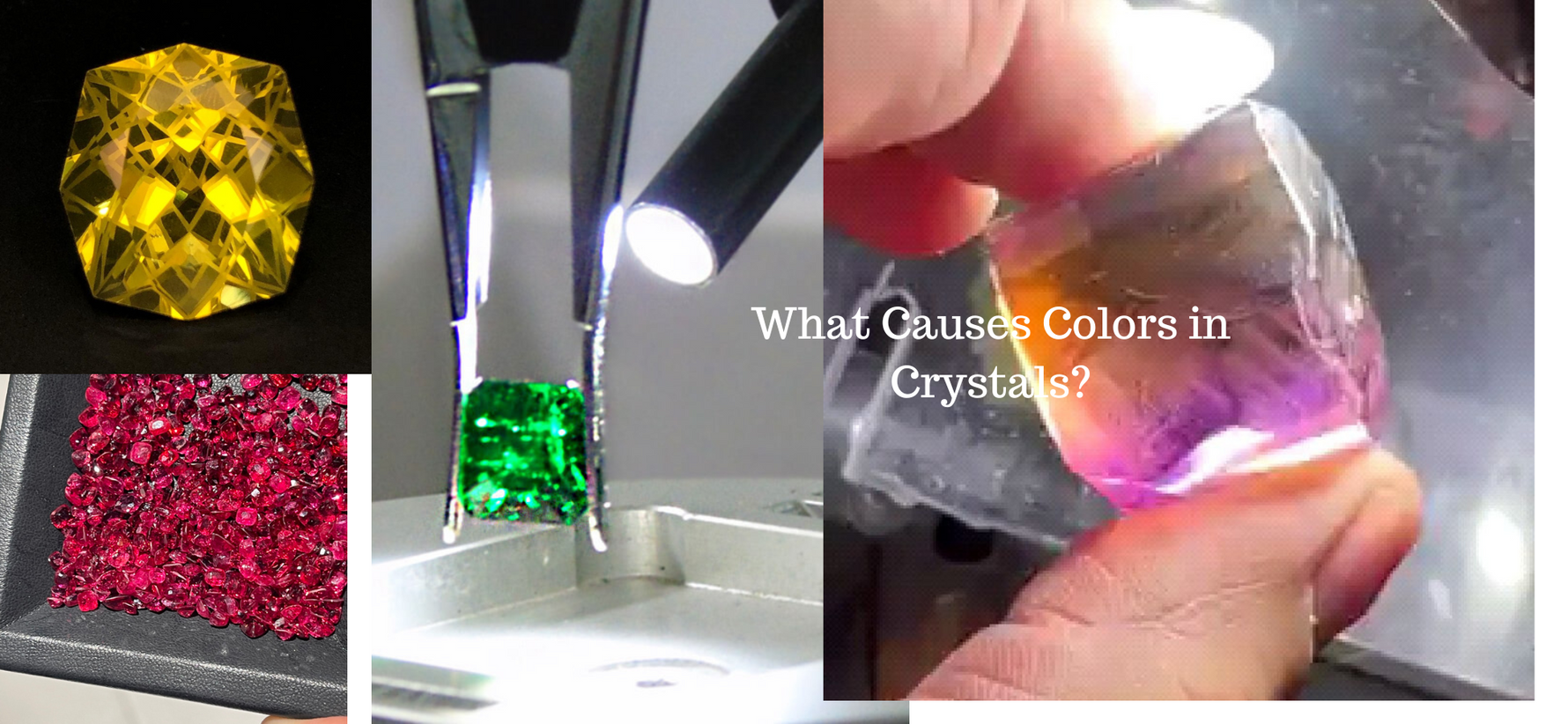 What are the Color elements in gemstones
