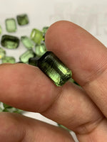 Grab rutile included peridots for jewelry designs