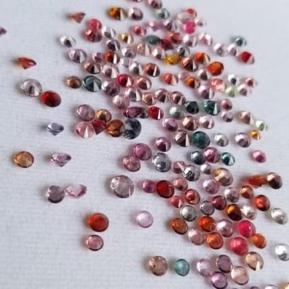 Purchase round mm size loose spinel stones