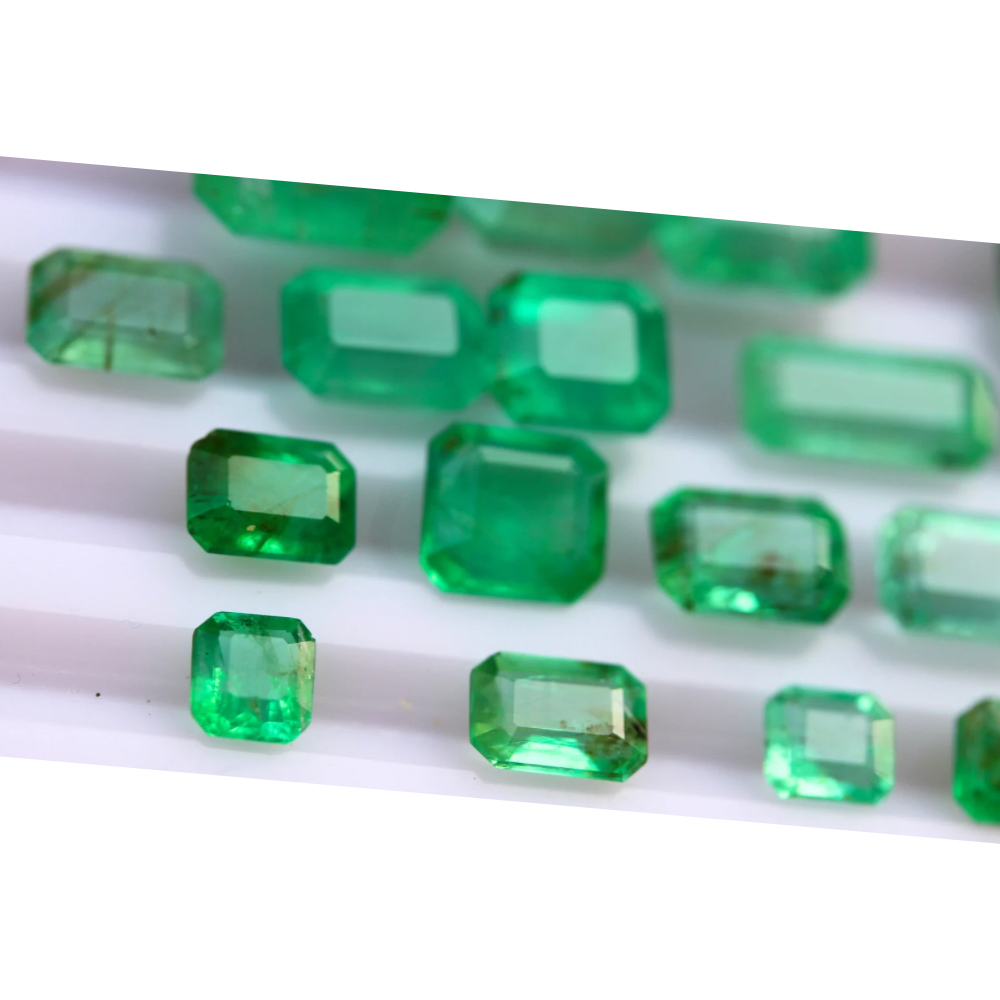 24.95 carats Natural Panjshir Emeralds Stones | Green Emeralds Loose Stones