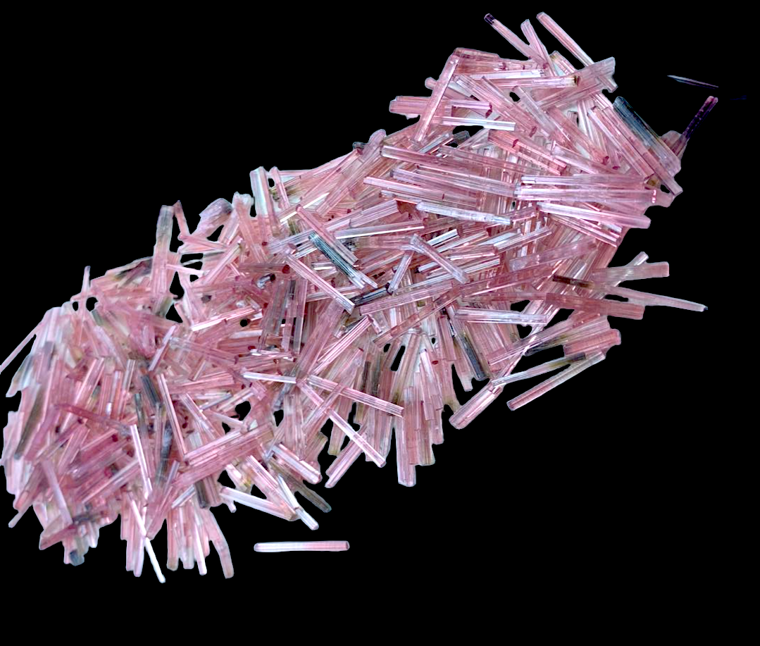 80 Grams Raw Pink Tourmaline Crystals