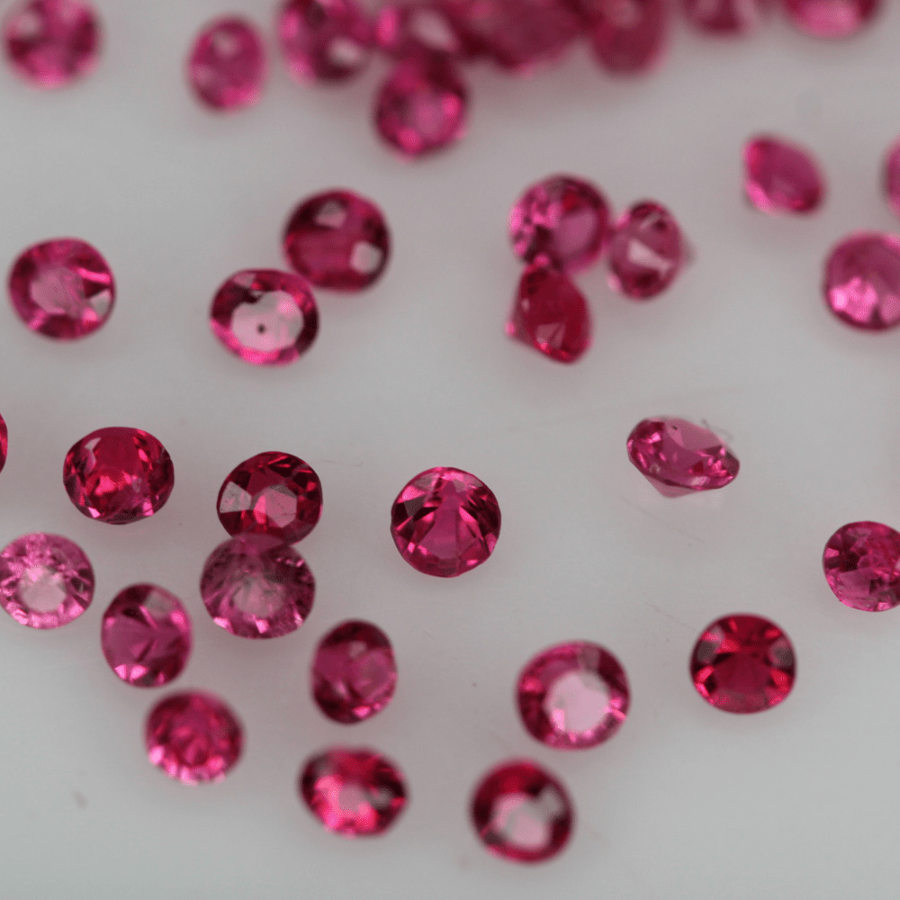 10carats Melee size Natural Mogok Pink Spinels | Reddish Pink Spinels