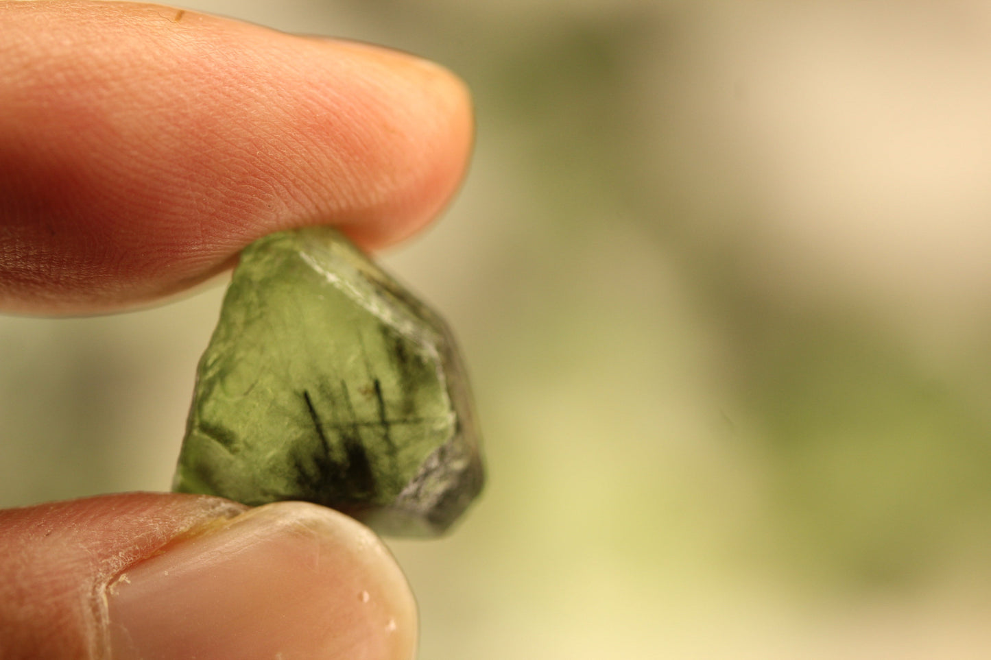 100 grams / 500 carats Natural Raw Peridots with Ludwigite Inclusions