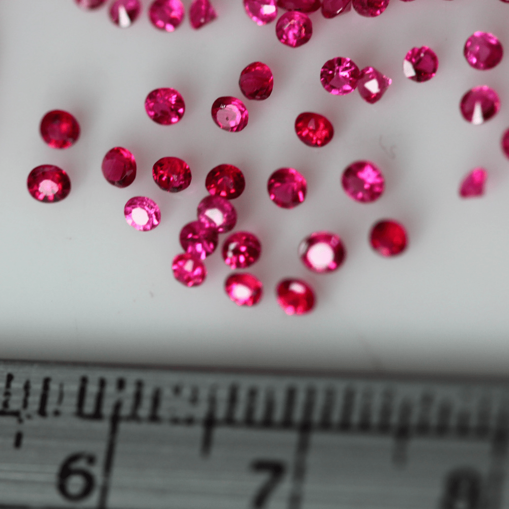 10carats Melee size Natural Mogok Pink Spinels | Reddish Pink Spinels