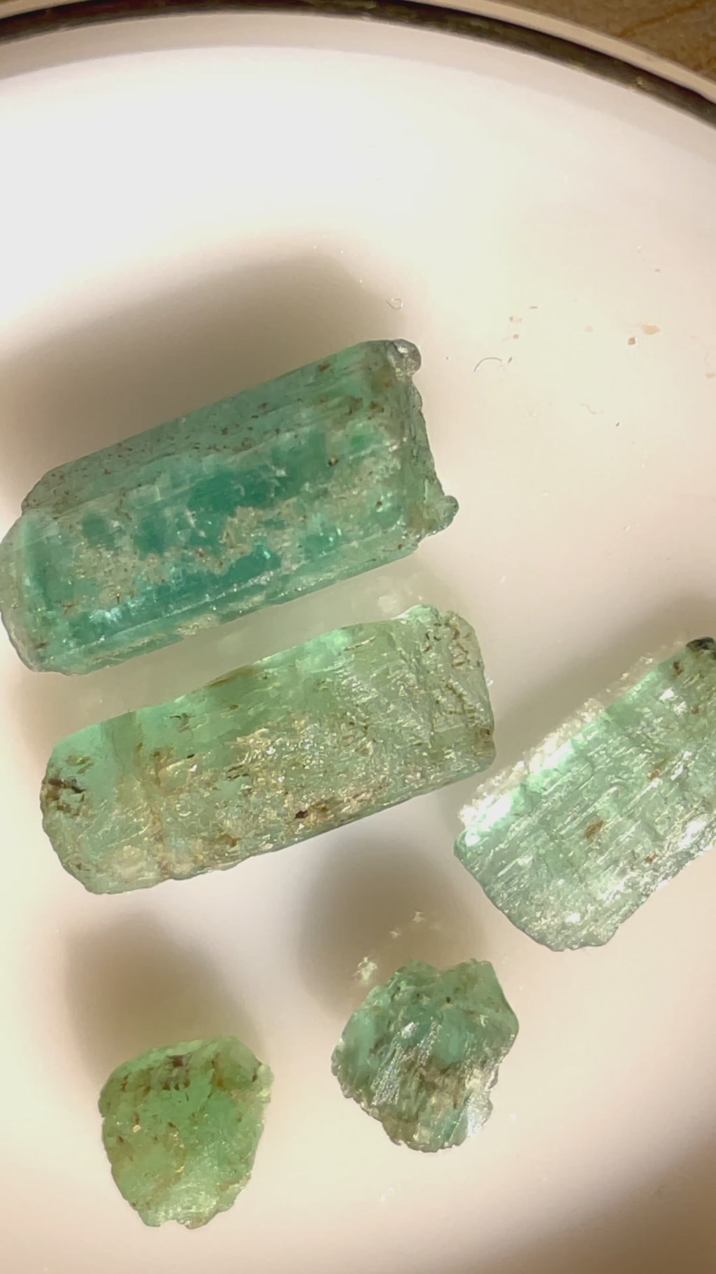 Newly Find Chitral Emeralds 