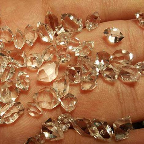 400gram Double Terminated Quartz Crystal (Herkimer herkimer diamond like).