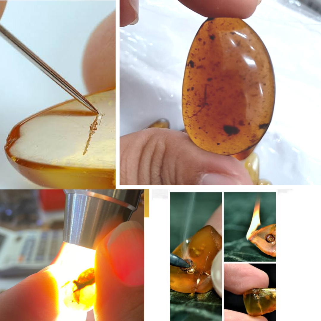 Discovering the Hidden Gems of Burmese Amber: Unveiling the Science Behind Testing Amber Stones in the Laboratory