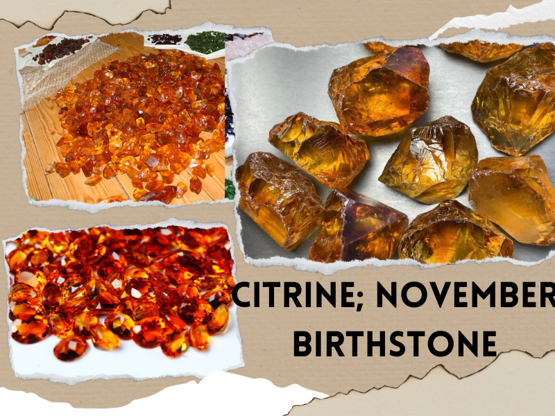 Citrine November Birthstone jewelry-A Golden Choice