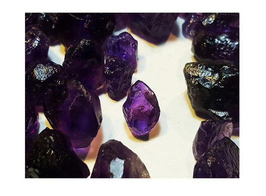 Natural Facet Grade Amethyst Gemstones for cutting - Folkmarketgems