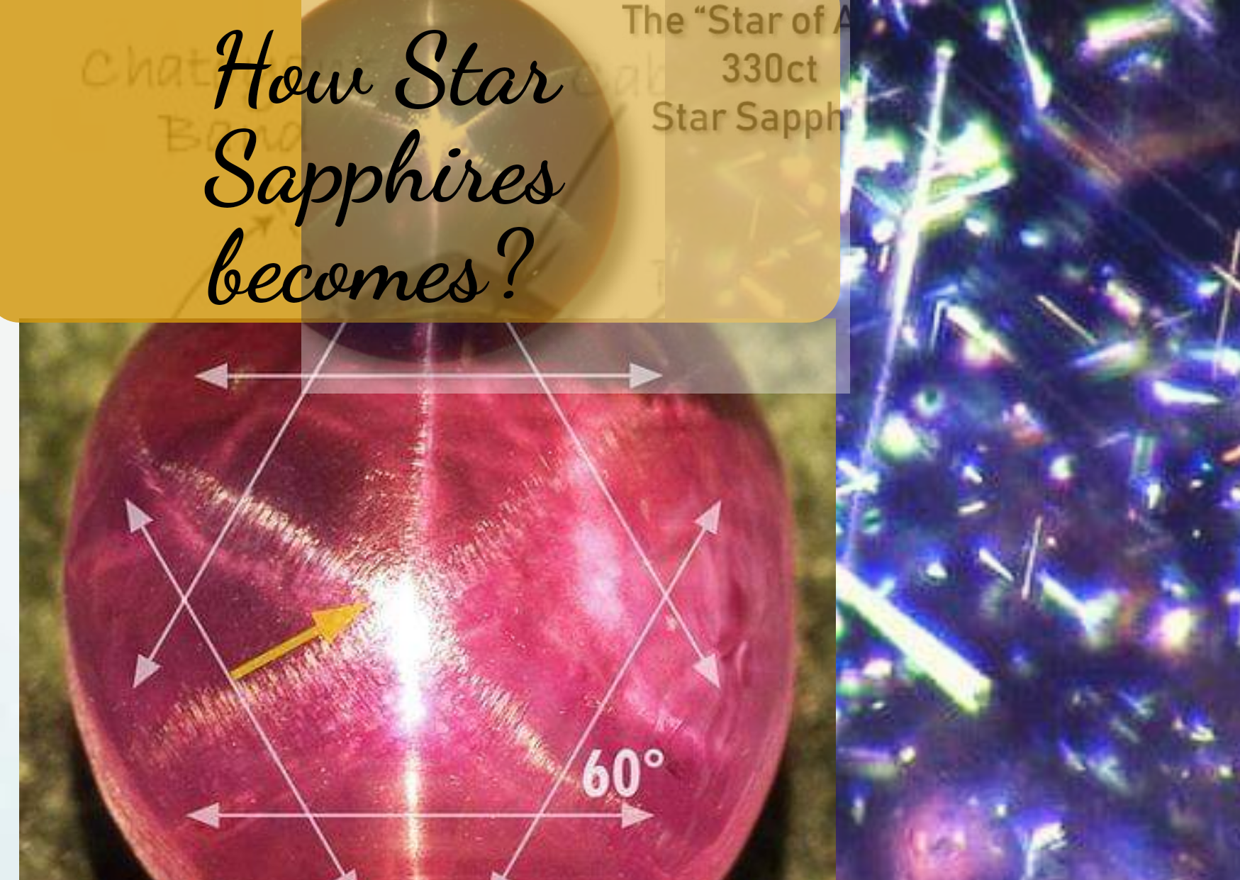 Star Phenomena in the Sapphire and Ruby Stones | Star Saphhires Identification - Folkmarketgems