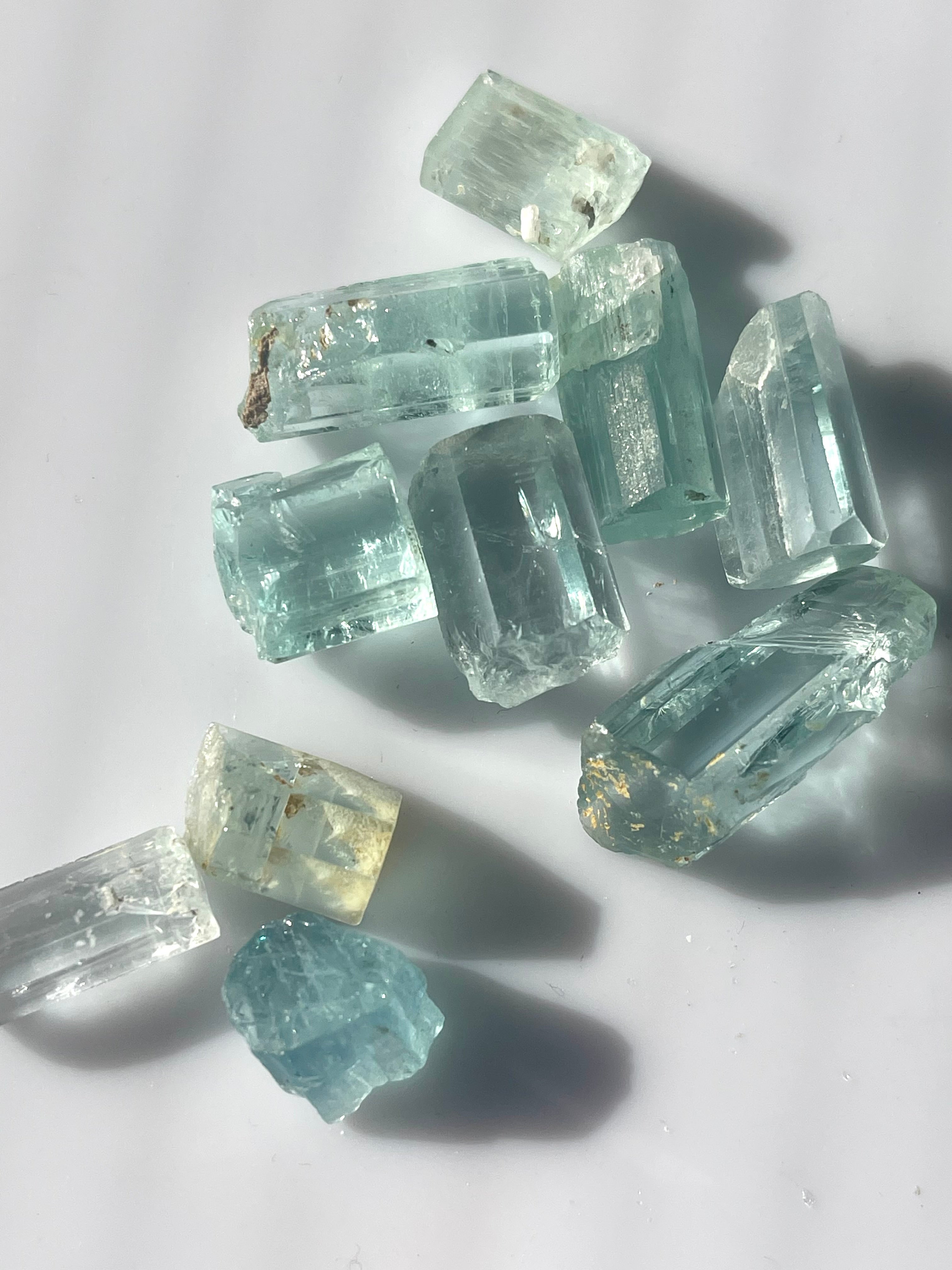 Shops Facet grade aquamarine