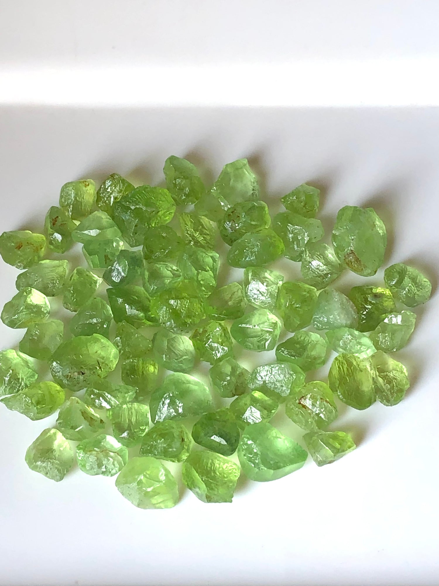 175 carats Natural Green Peridots Raw Gemstones