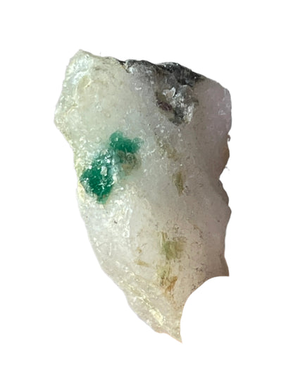 18.96 grams Swat Emerald on Calcite from Swat, Pakistan