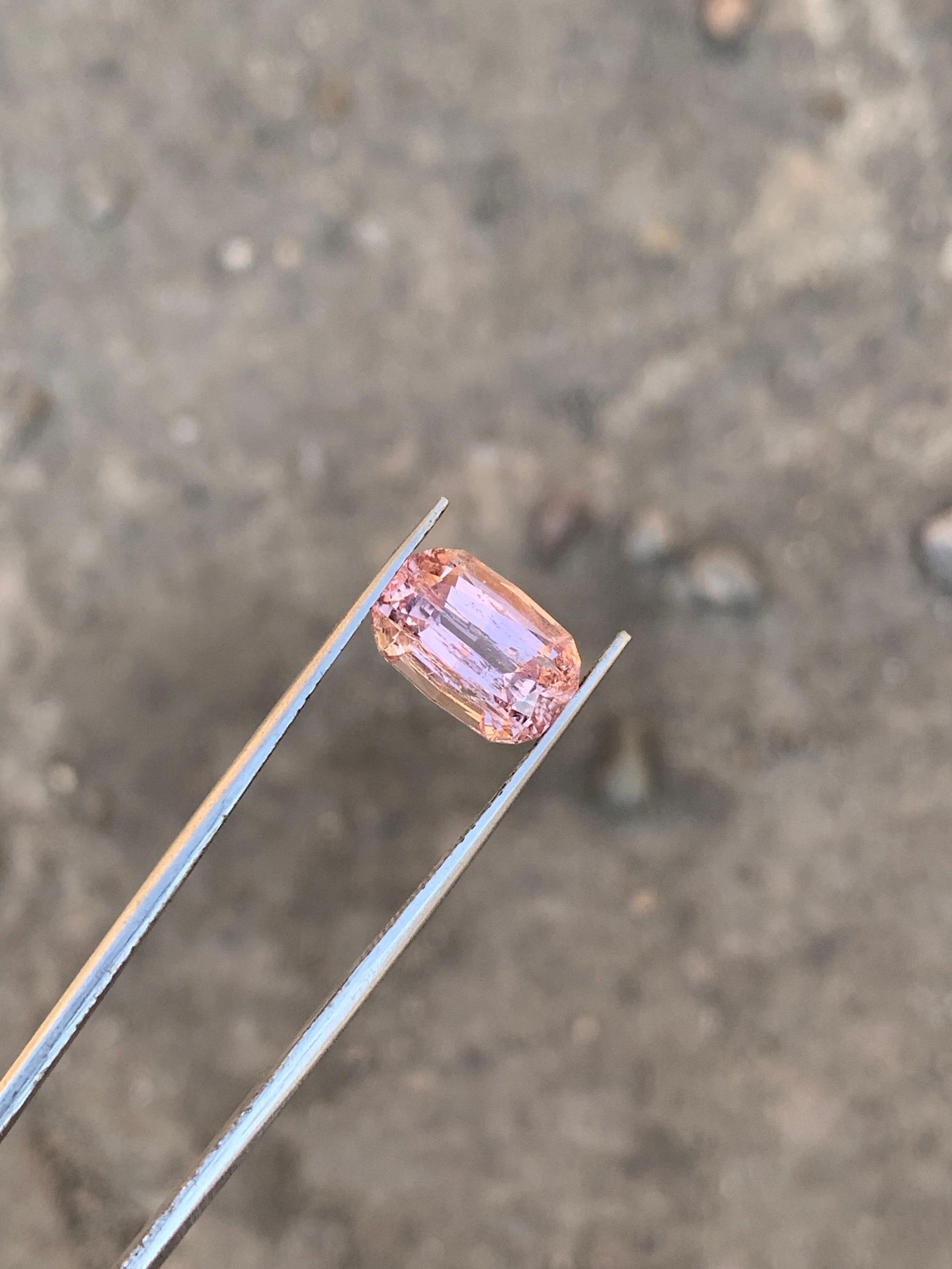 Grab rare pink topaz loose stone 