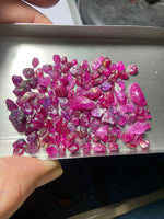 Buy Facet rough Afghan rubies for your faceting projects 