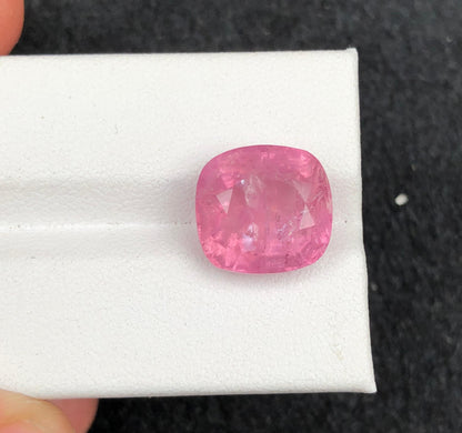 9.9 Carats Cushion Rare Pink Topaz From Katlang | Imperial Topaz