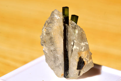 Quartz with Tourmaline crystals