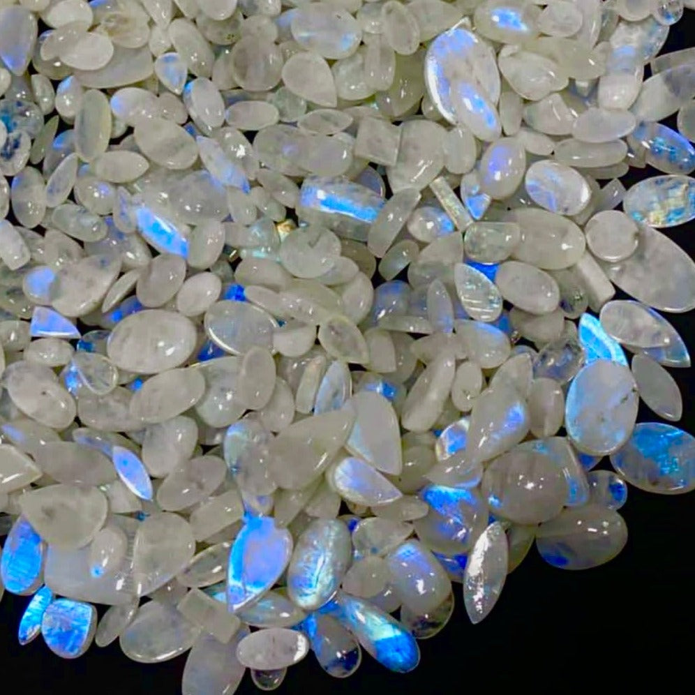 Blue Fire Moonstone Cabochons for sale