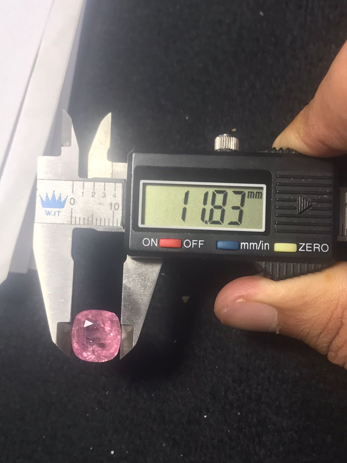 9.9 Carats Cushion Rare Pink Topaz From Katlang | Imperial Topaz