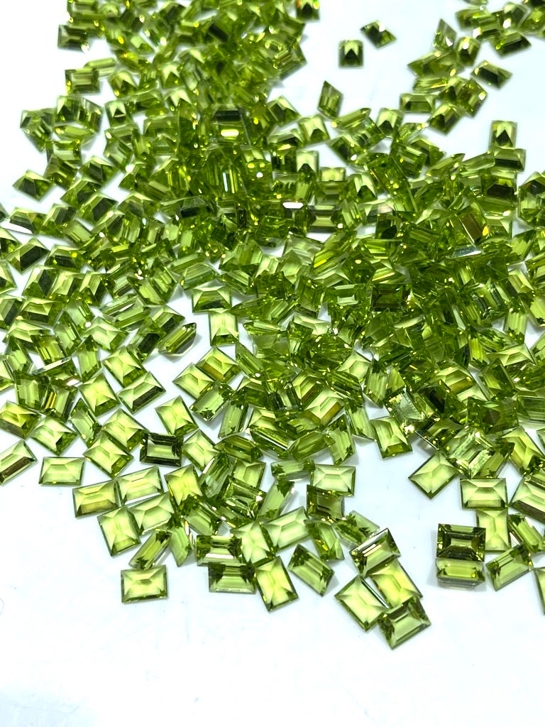 6 to 7 mm Caliberated Peridots | Wholesale Loose Peridots – Folkmarketgems