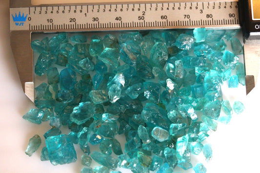 250 Carats Rough Blue Apatite for Faceting