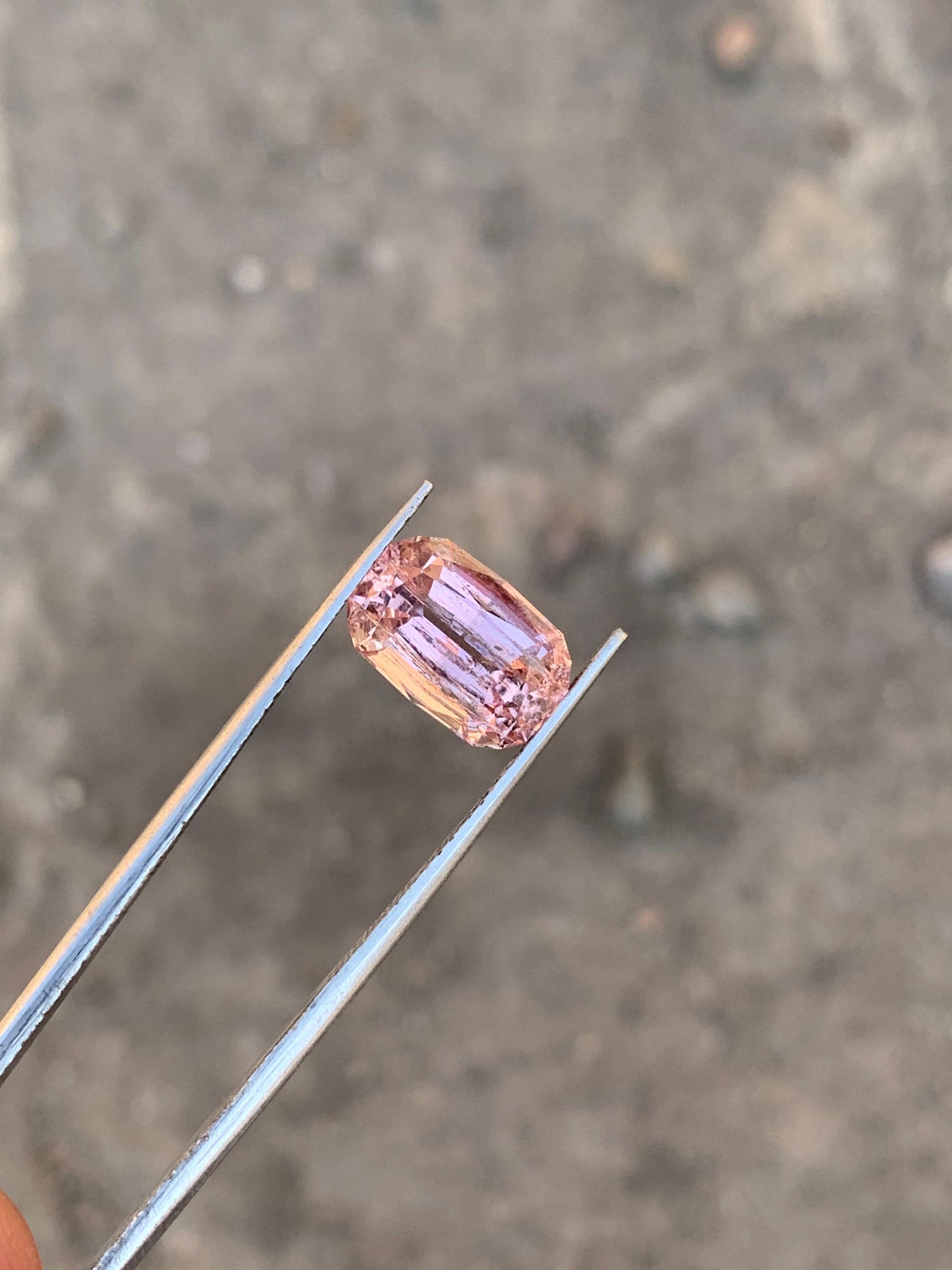 5.2 carats Cushion Cut Rare Pink Topaz