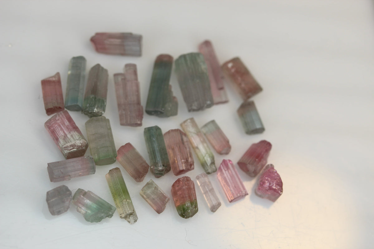 Paraiba Color Tourmaline Crystals for Pendants 