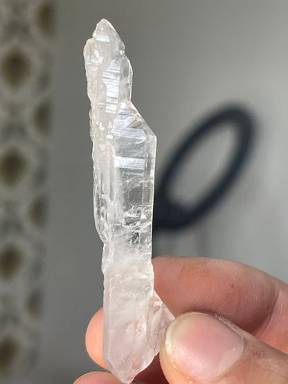 Aesthetic crystal of Faden quartz from Baluchistan Pakistan, 8 grams