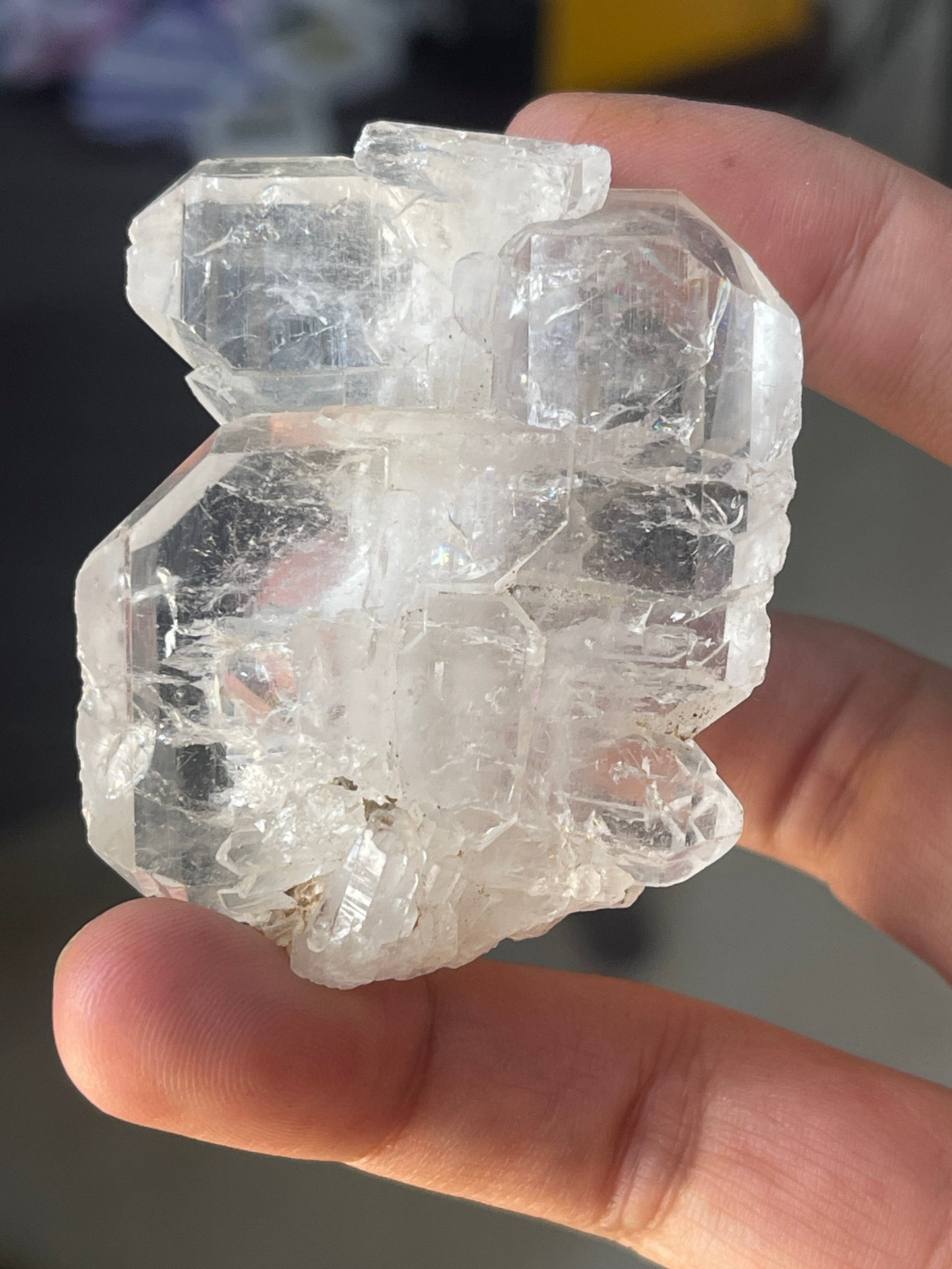 An Aesthetic 48 grams Clear terminated Faden Quartz crystal from Baluchistan Pakistan