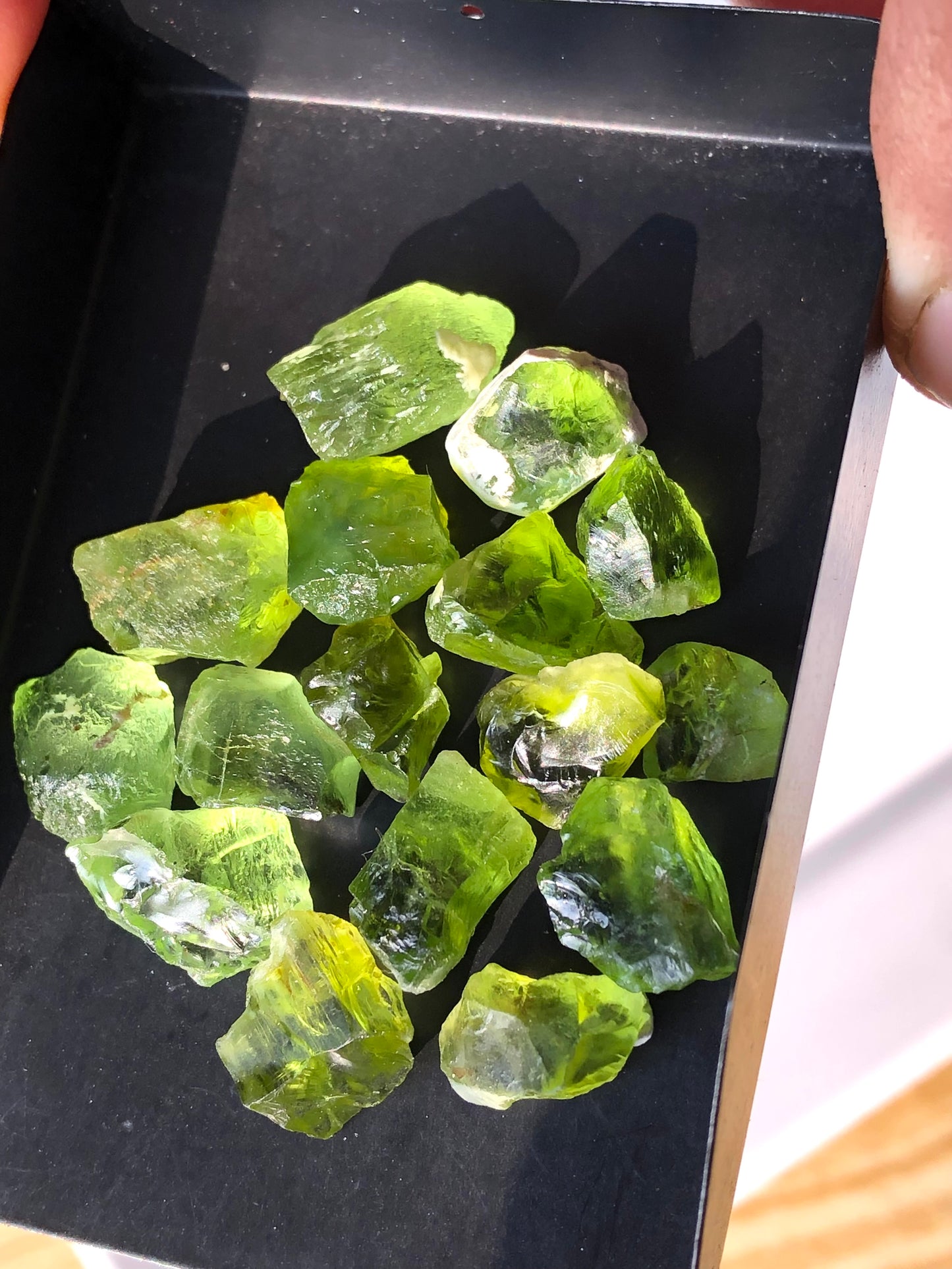 110 carats Raw Peridot for Faceting