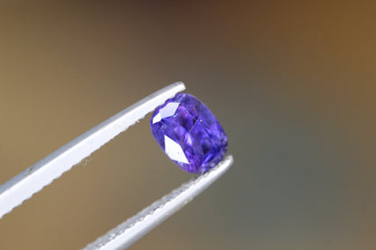 0.70 carats Octagonal Rare Blue Kashmir Sapphire Faceted Stone