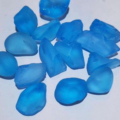 100 grams Facet Grade Raw Swiss Blue Topaz for Faceting