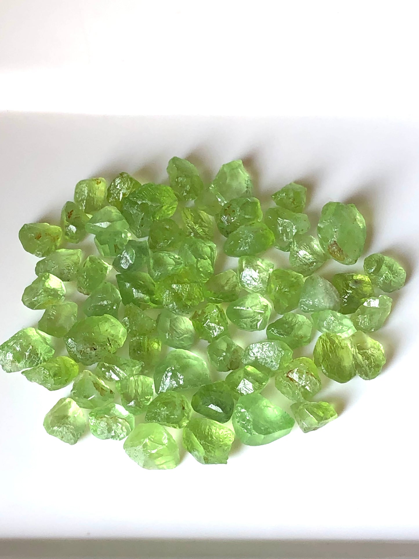 175 carats Natural Green Peridots Raw Gemstones