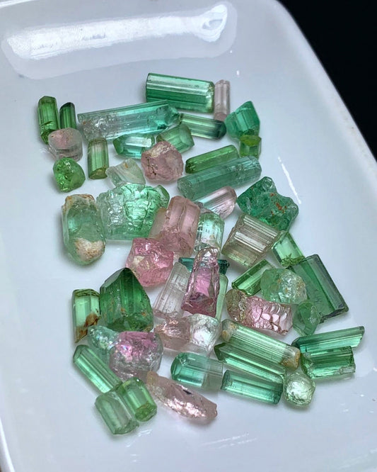 200 carats Graded Quality Tourmaline Raw Crystals for Faceting