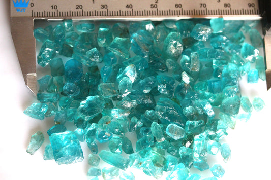 250 Carats Rough Blue Apatite for Faceting