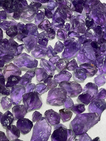 One kg Natural Raw Amethyst Stones for Faceting | Amethyst Uncut Stone