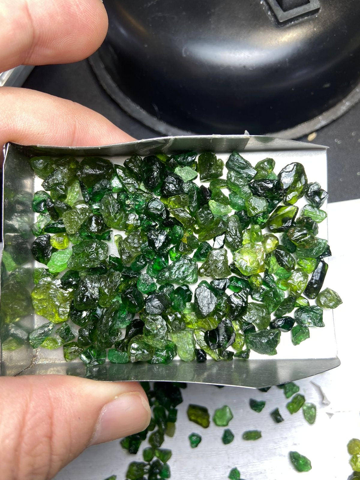 500 carats Raw Tsavorite For faceting