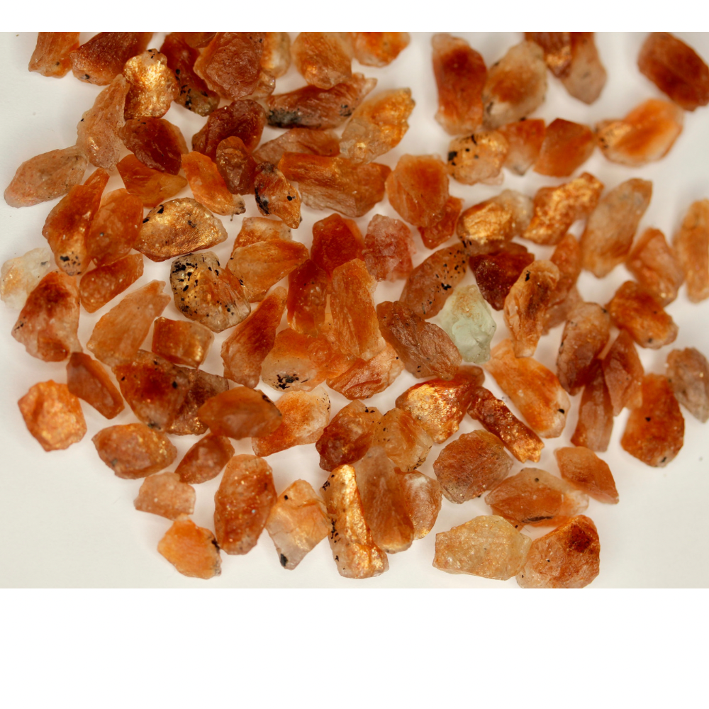 Rough Facet Grade Sunstone with glitters
