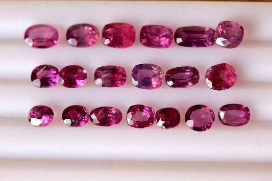 10 carat Oval Cushion Emerald cut Pink Kashmir Sapphires Precious Loose Stones