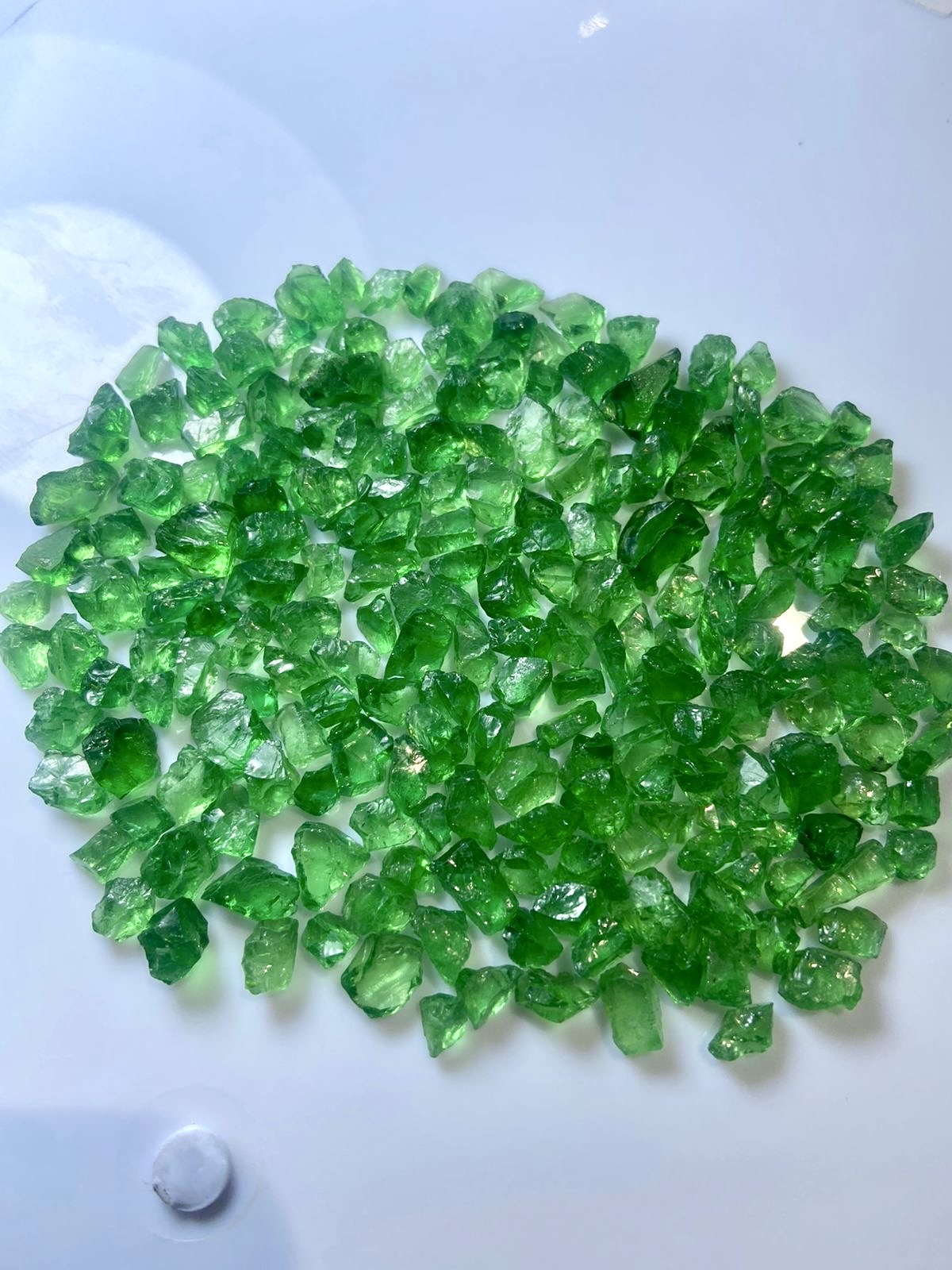 190 carats Natural Raw Tsavorite Facet Rough