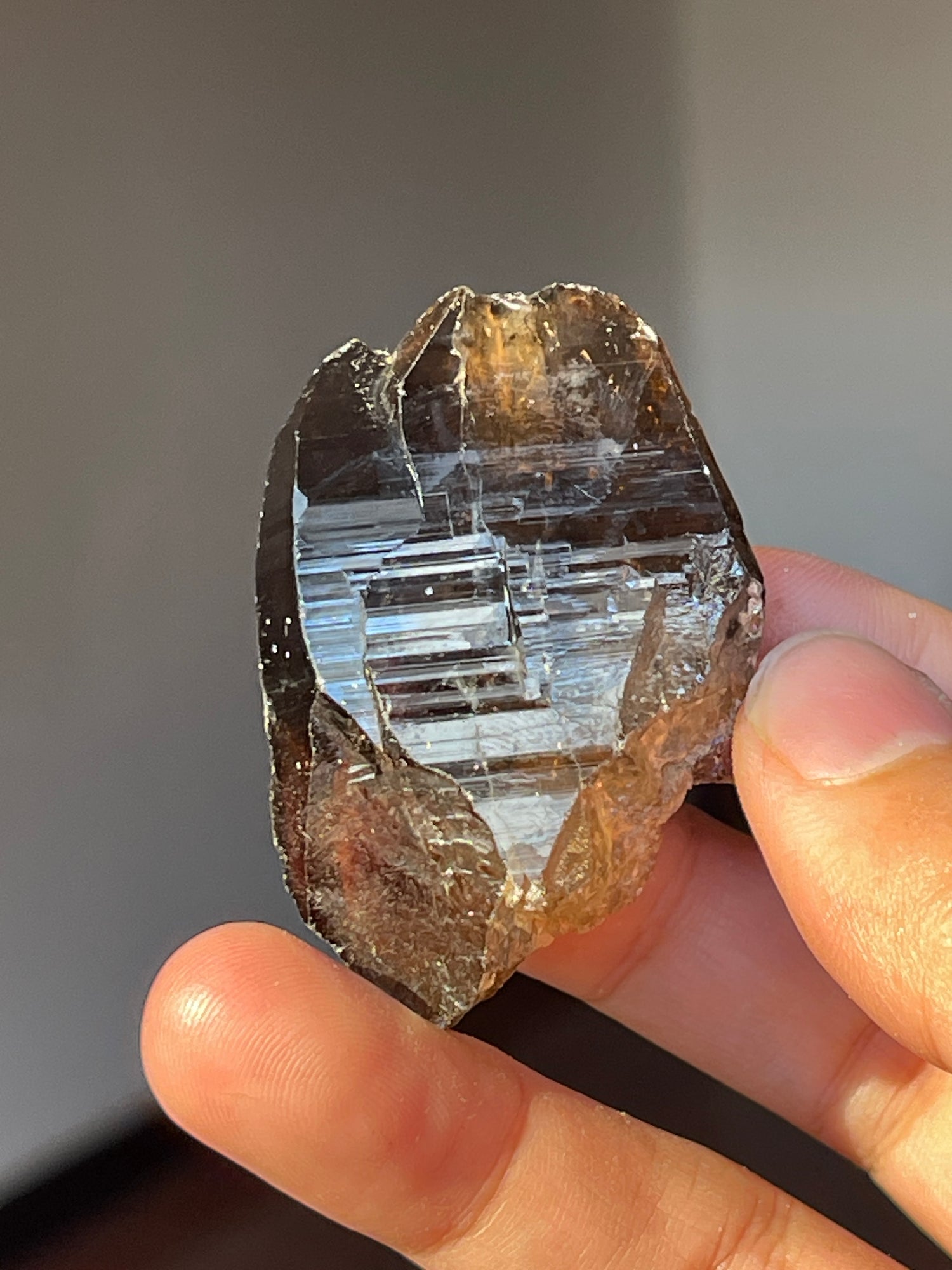 34 grams Smoky Quartz Cluster from Hunza, Pakistan