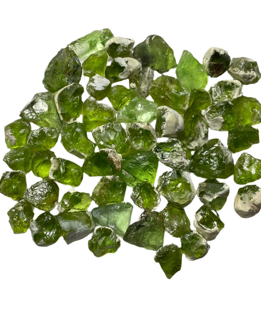 500 carats / 100 grams Natural Rough Peridots for Faceting