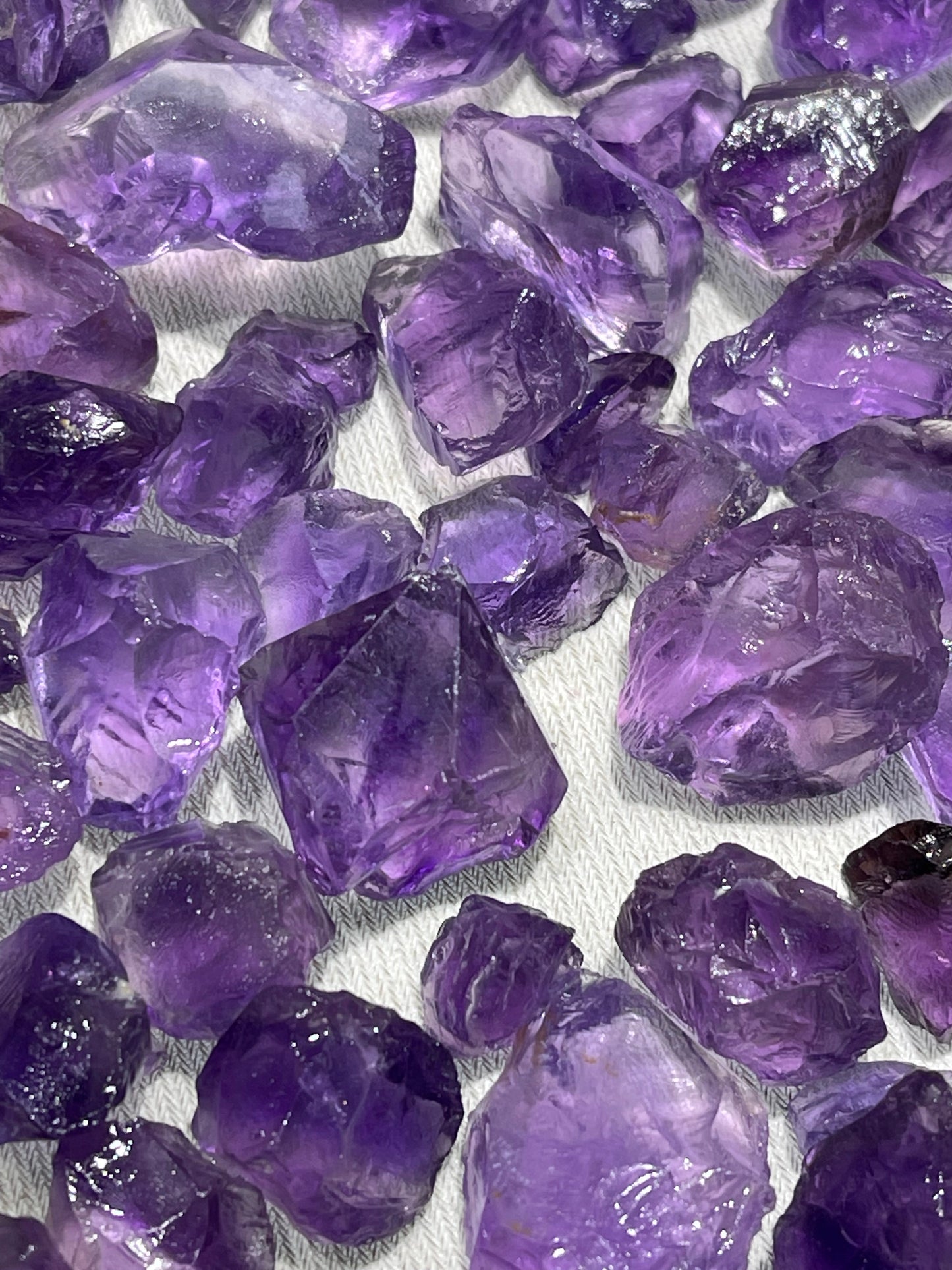 One kg Natural Raw Amethyst Stones for Faceting | Amethyst Uncut Stone