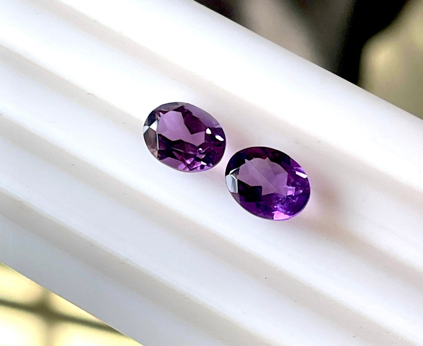 Amethyst Stones Pair for earrings