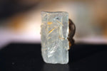 Blue Aquamarine Crystal on Mica - Mineral Specimen