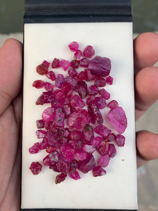 100 Carats Rough Rubies Gems