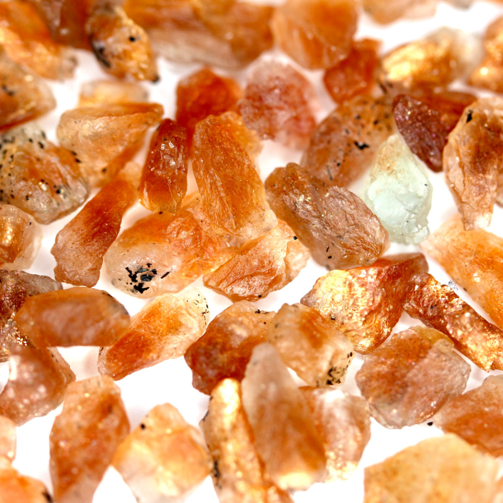 Natural Raw Sunstone For Faceting