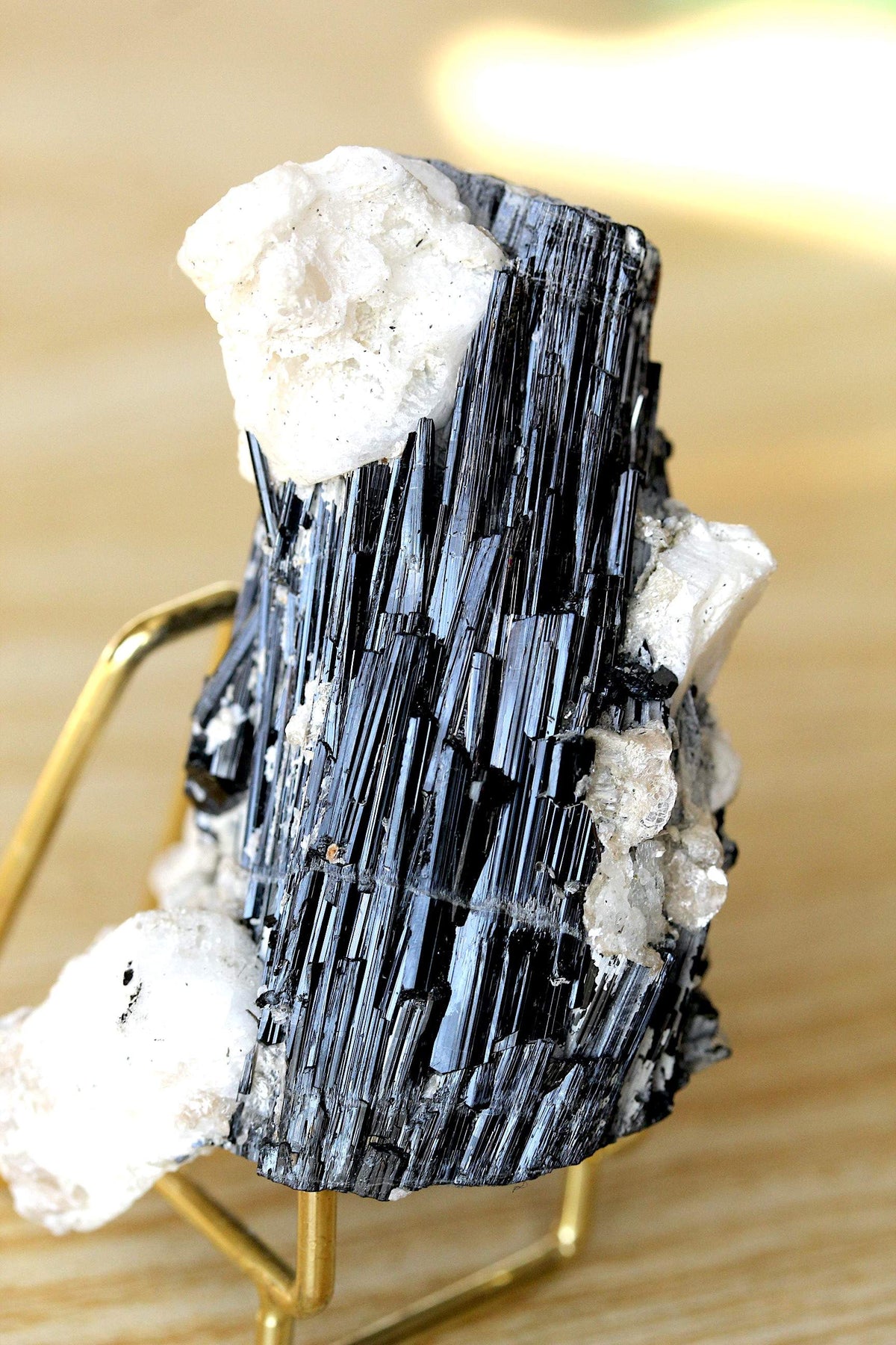 Black Tourmaline Crystal  Mineral Specimen