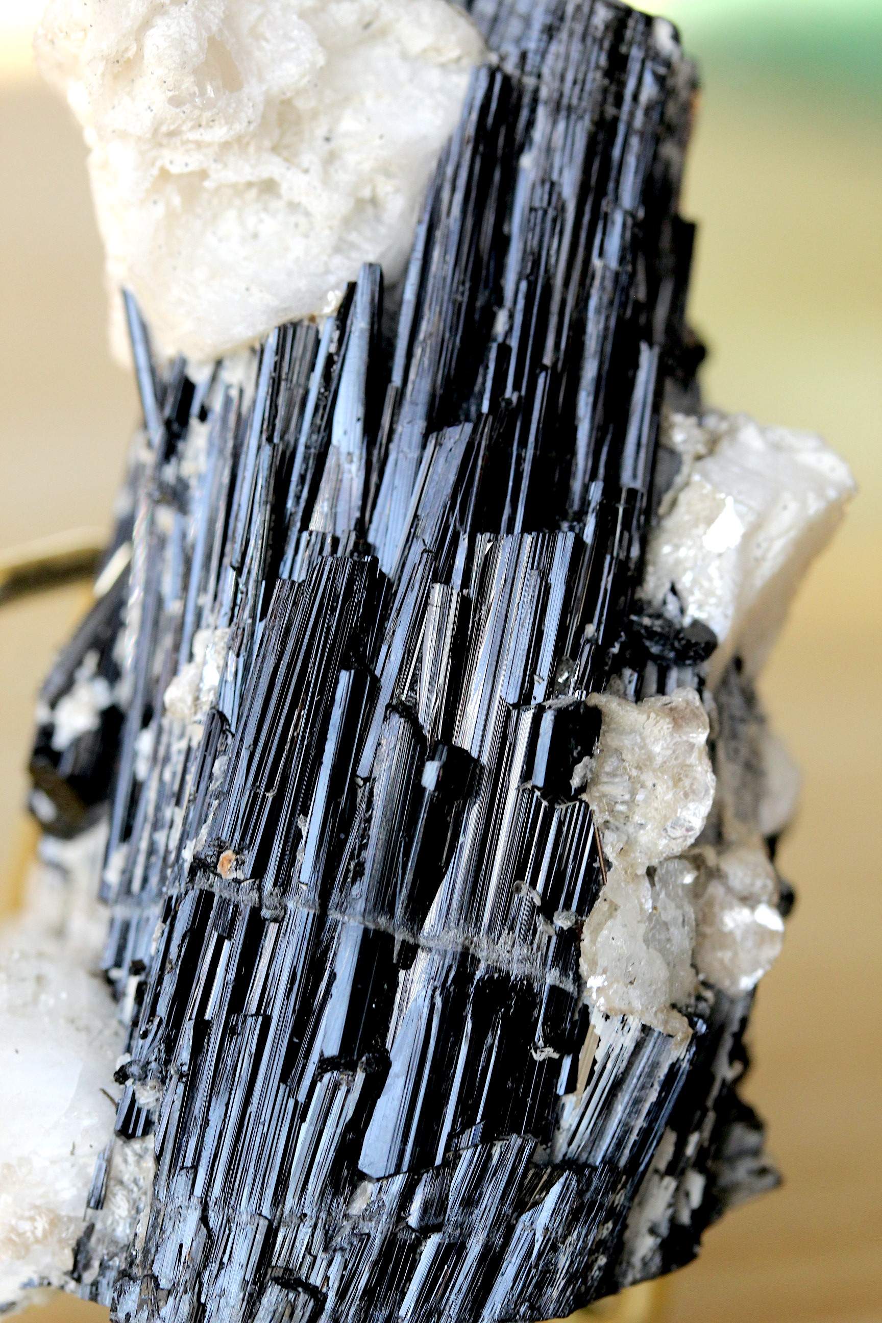 Black Tourmaline Crystal  Fine Mineral Specimen