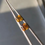 Shop Cushion Cut Loose yellow titanite Pair